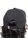 Gorra Negra Unisex de Algodón con Regulador y Bordado en Alta Densidad