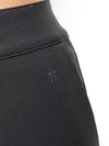 Pantalón Slouchy Gris Oscuro Mujer Poliéster con Isotipo VTT Bordado