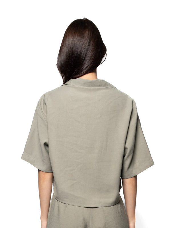 Blusa Oil Green Mujer Rayón-Poliéster