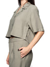 Blusa Oil Green Mujer Rayón-Poliéster