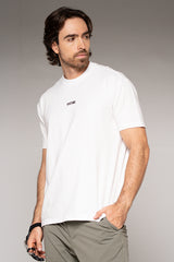Camiseta Masculina Estampada Color Blanco