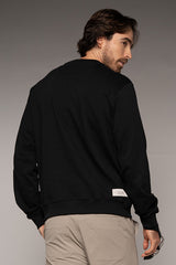 Buzo Masculino Estampado Color Negro