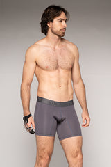 Boxer Masculino En Algodón Color Gris