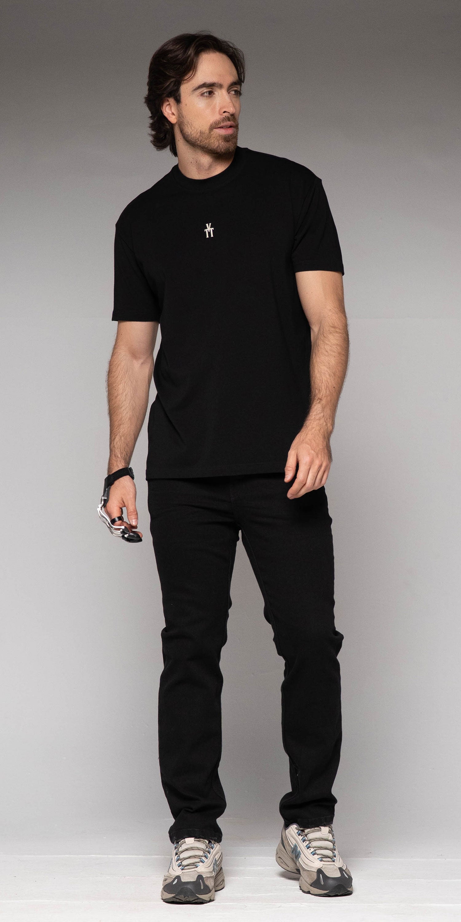 Camiseta Hombre Negra
