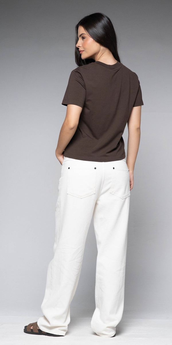 Camiseta Mujer Café