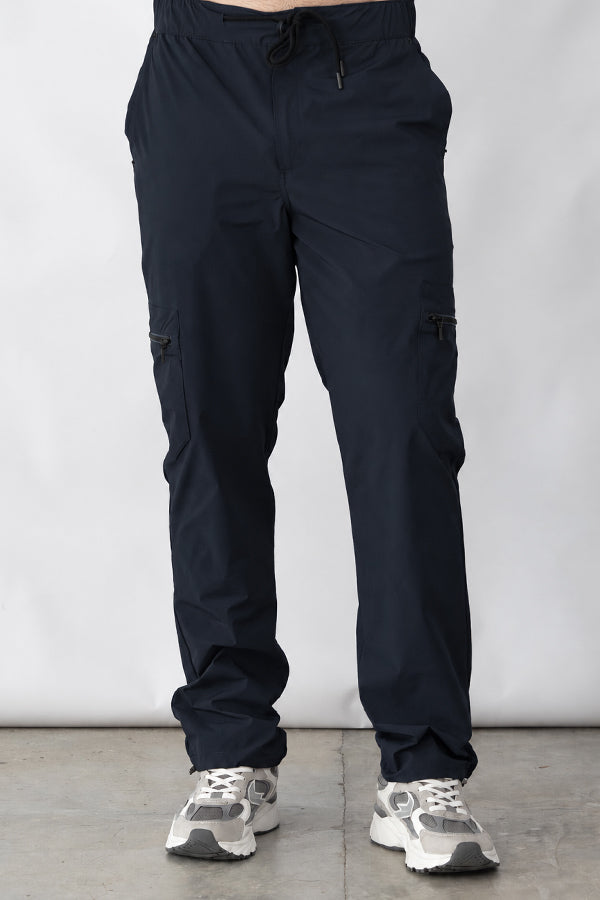 Jogger Masculino De Cierres Color Azul