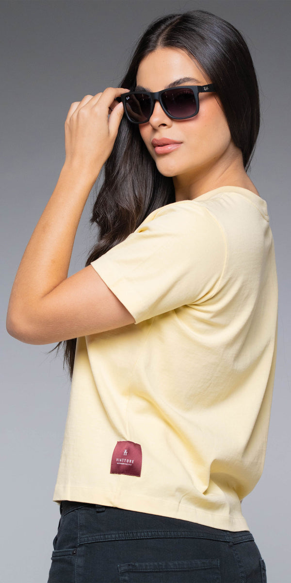 Camiseta Mujer Amarilla