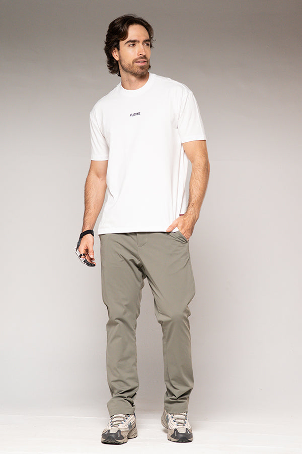 Camiseta Masculina Estampada Color Blanco