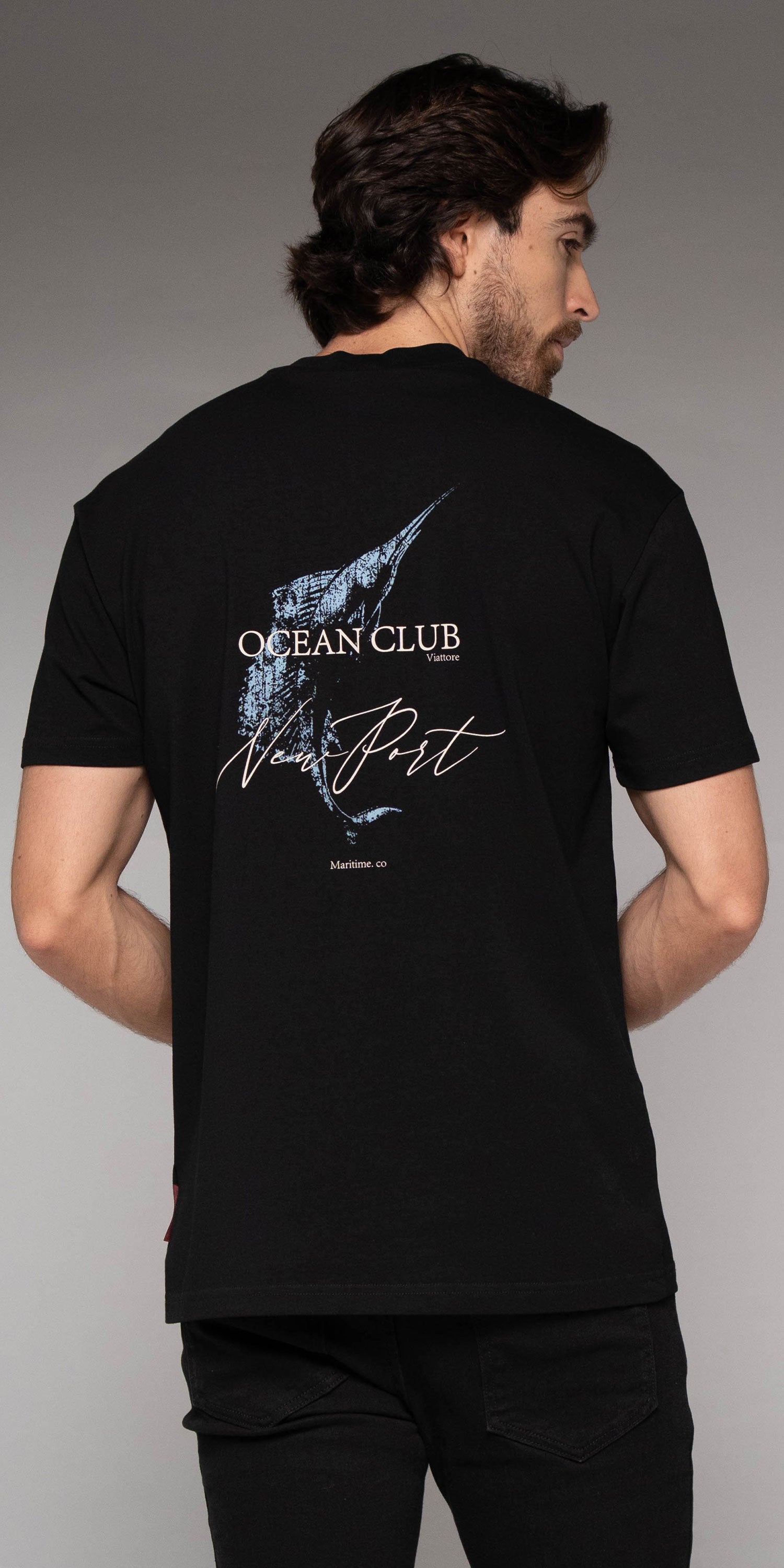 Camiseta Hombre Negra