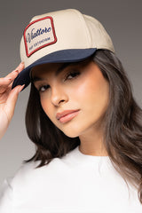 Gorra Unisex Bordada Color Beige