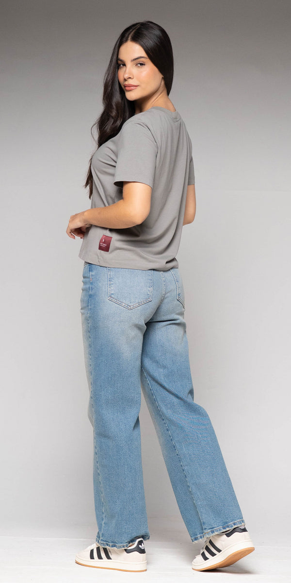 Camiseta Mujer Gris