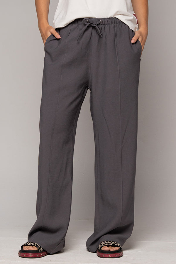 Pantalón Mujer Gris Oscuro