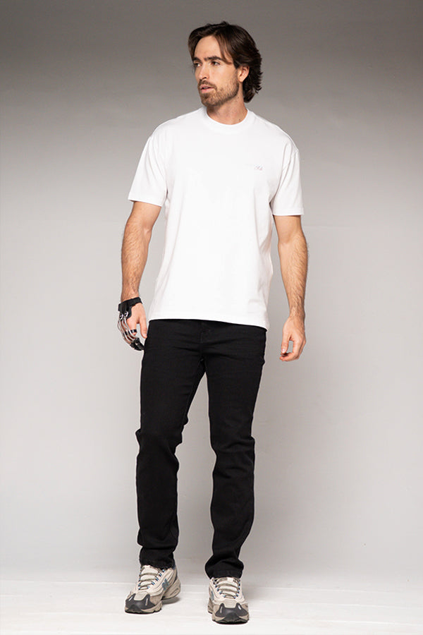 Camiseta Masculina Estampada Color Blanco