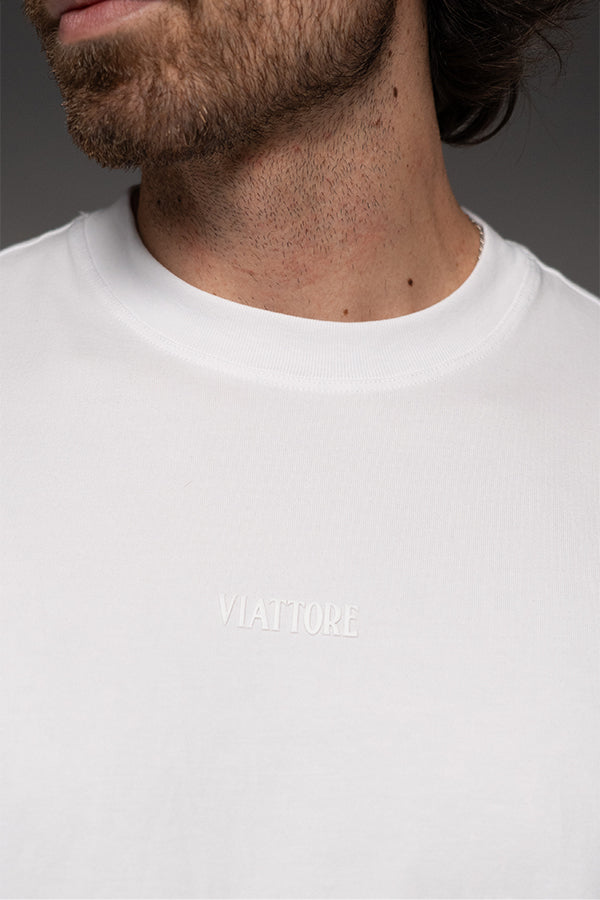 Camiseta Masculina Estampada Color Blanco