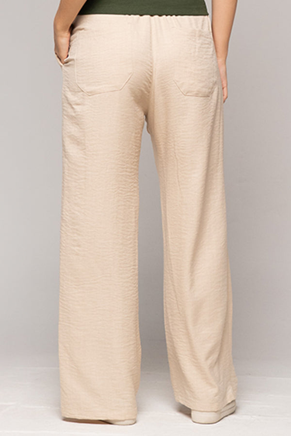 Pantalón Femenino Bordado Color Kakhi