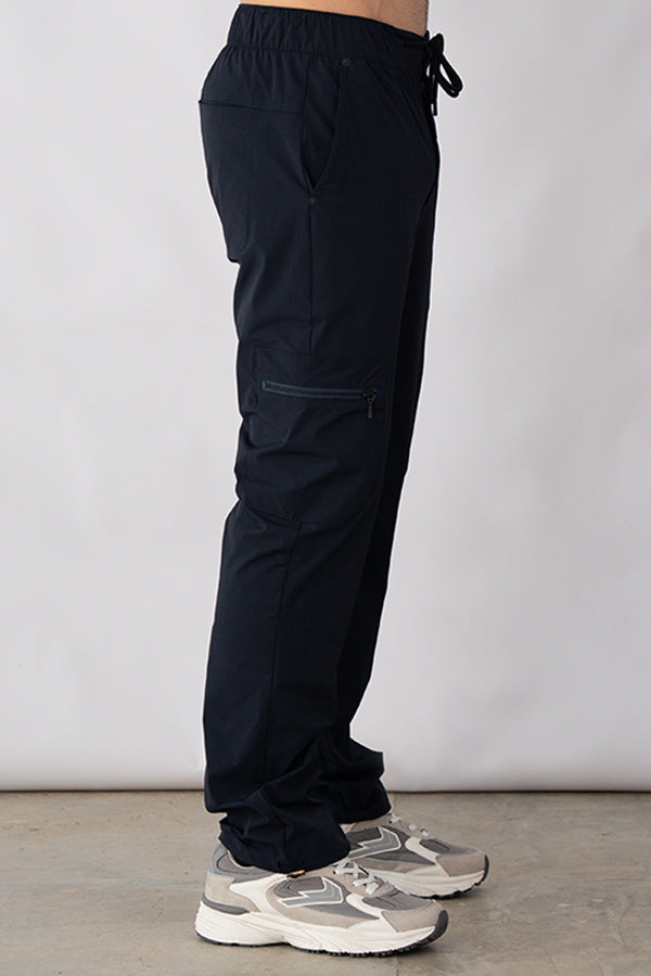 Jogger Masculino De Cierres Color Azul
