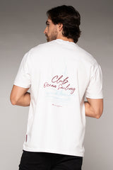 Camiseta Masculina Estampada Color Blanco