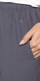 Pantalón Mujer Gris Oscuro