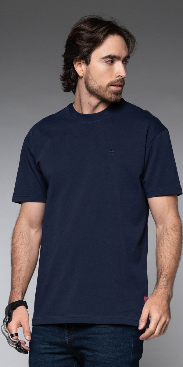 Camiseta Hombre Azul