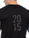 Camisilla Regular Negra Hombre Algodón 190gr con Técnica de Alta Densidad