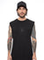 Camisilla Regular Negra Hombre Algodón 190gr con Técnica de Alta Densidad