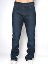Jean Slim Fit Índigo Hombre Algodón-Elastano con Lavado y Detalles Sutiles