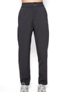 Pantalón Slouchy Gris Oscuro Mujer Poliéster con Isotipo VTT Bordado