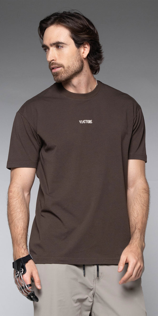 Camiseta Hombre Café