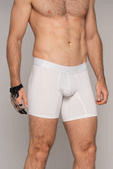 Boxer Masculino En Algodón Color Blanco