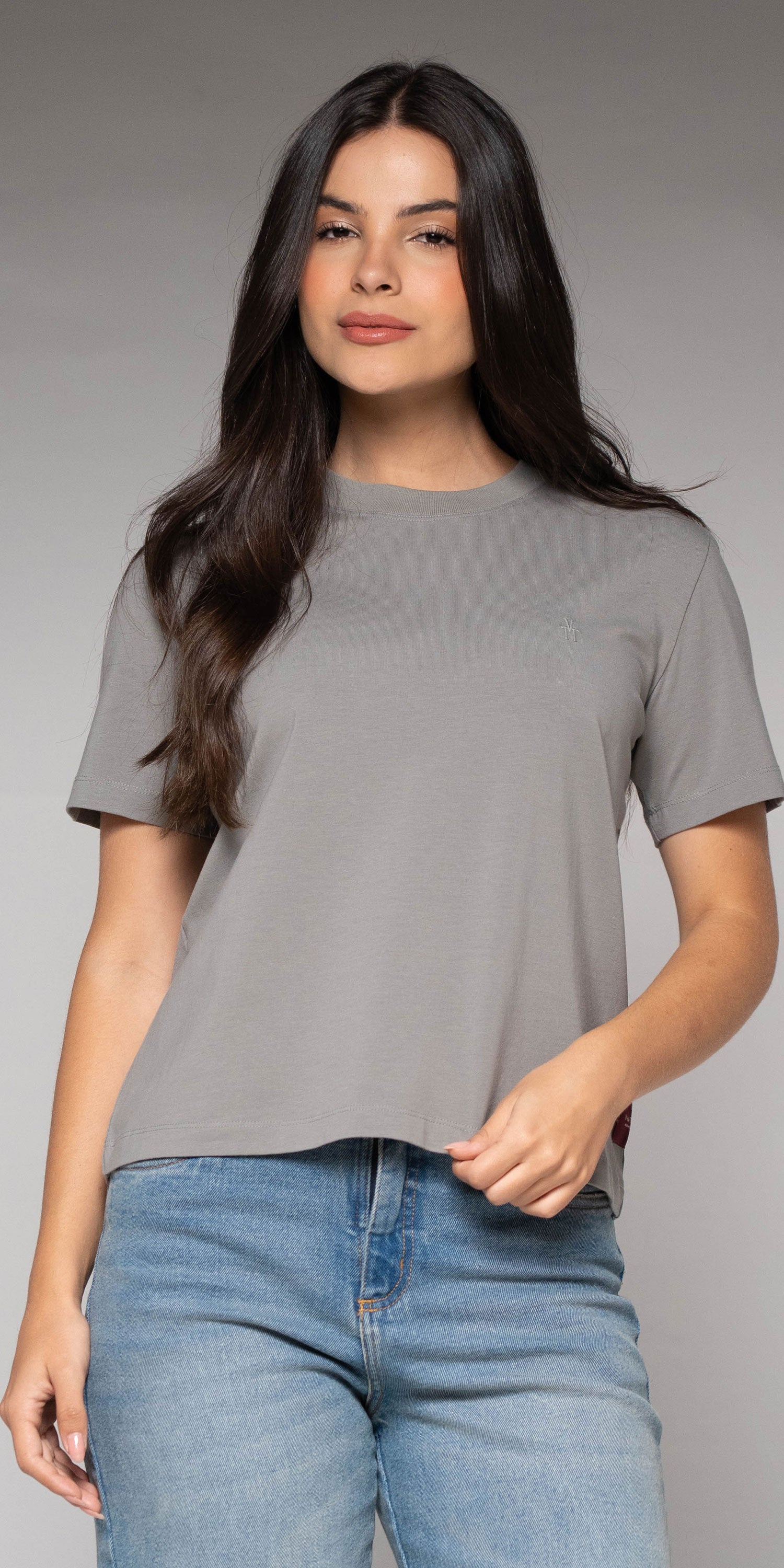 Camiseta Mujer Gris