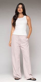 Pantalón Mujer Rosa Pálido