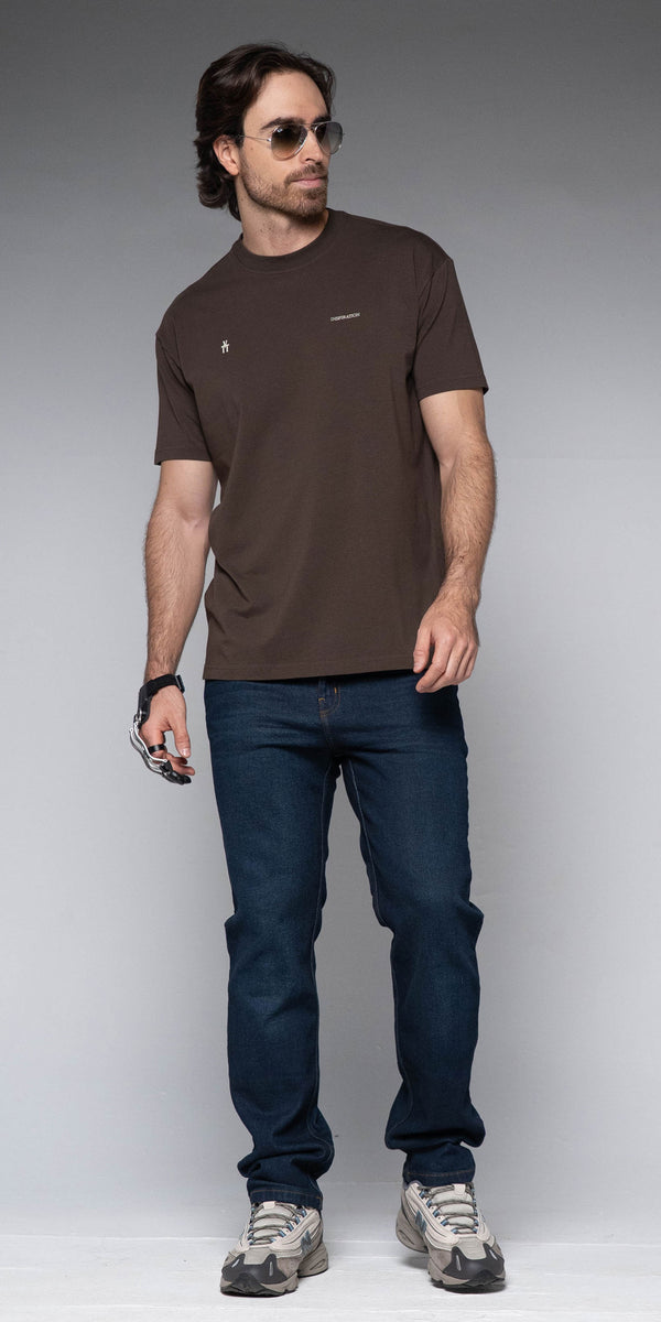 Camiseta Hombre Café