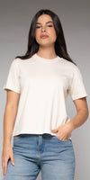 Camiseta Mujer Beige