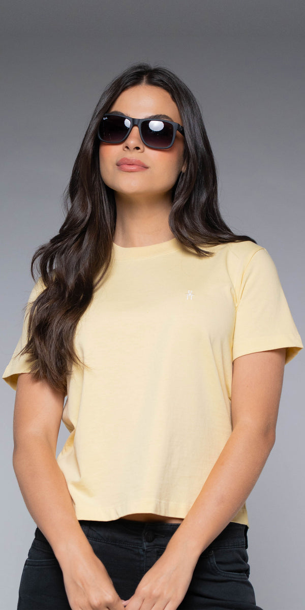 Camiseta Mujer Amarilla