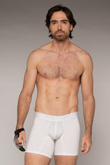 Boxer Masculino En Algodón Color Blanco