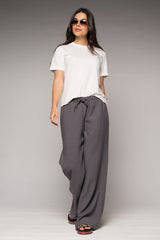 Pantalón Mujer Gris Oscuro