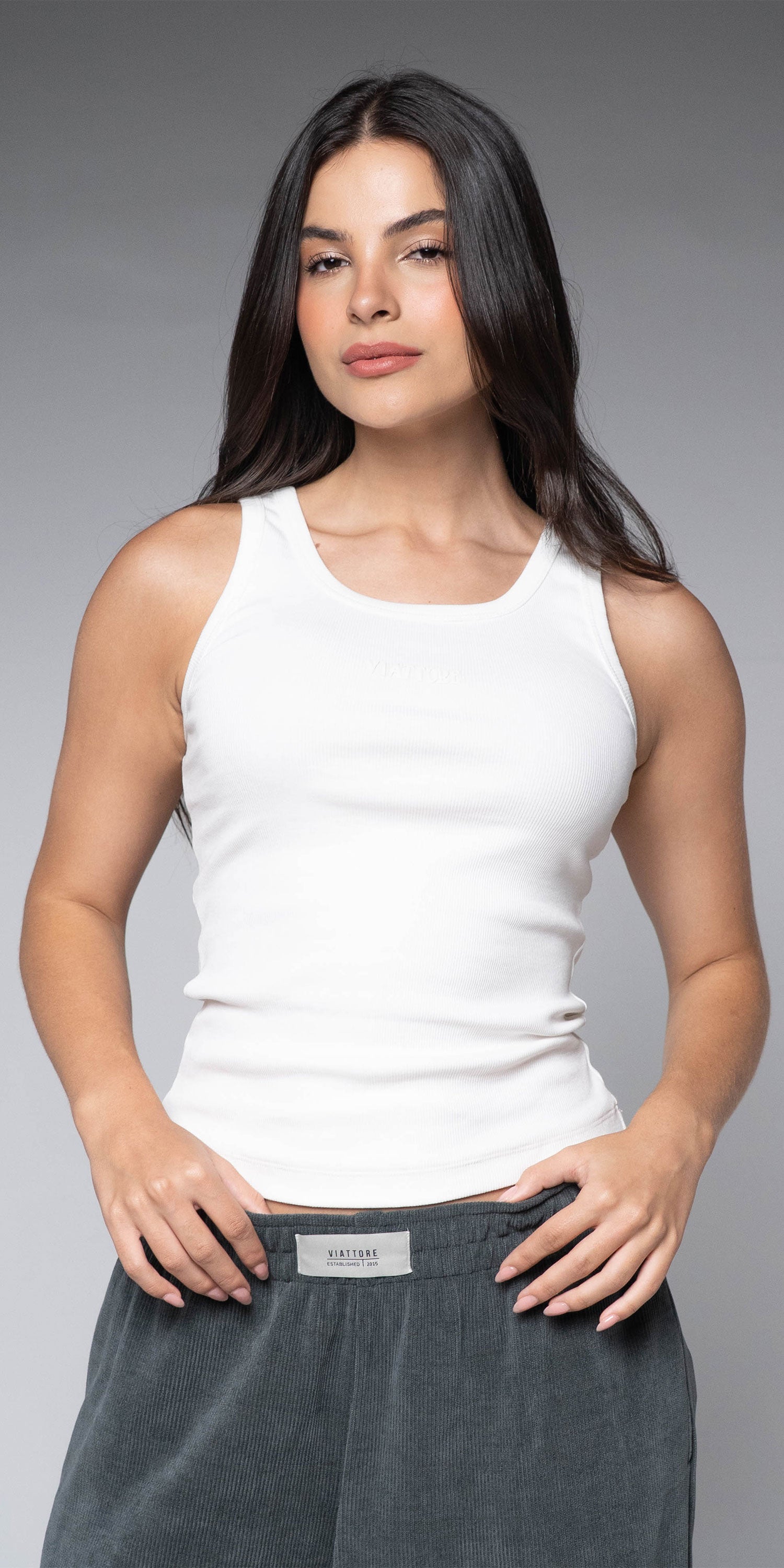 Pantalón Mujer Gris