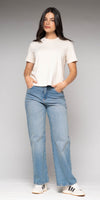 Camiseta Mujer Beige