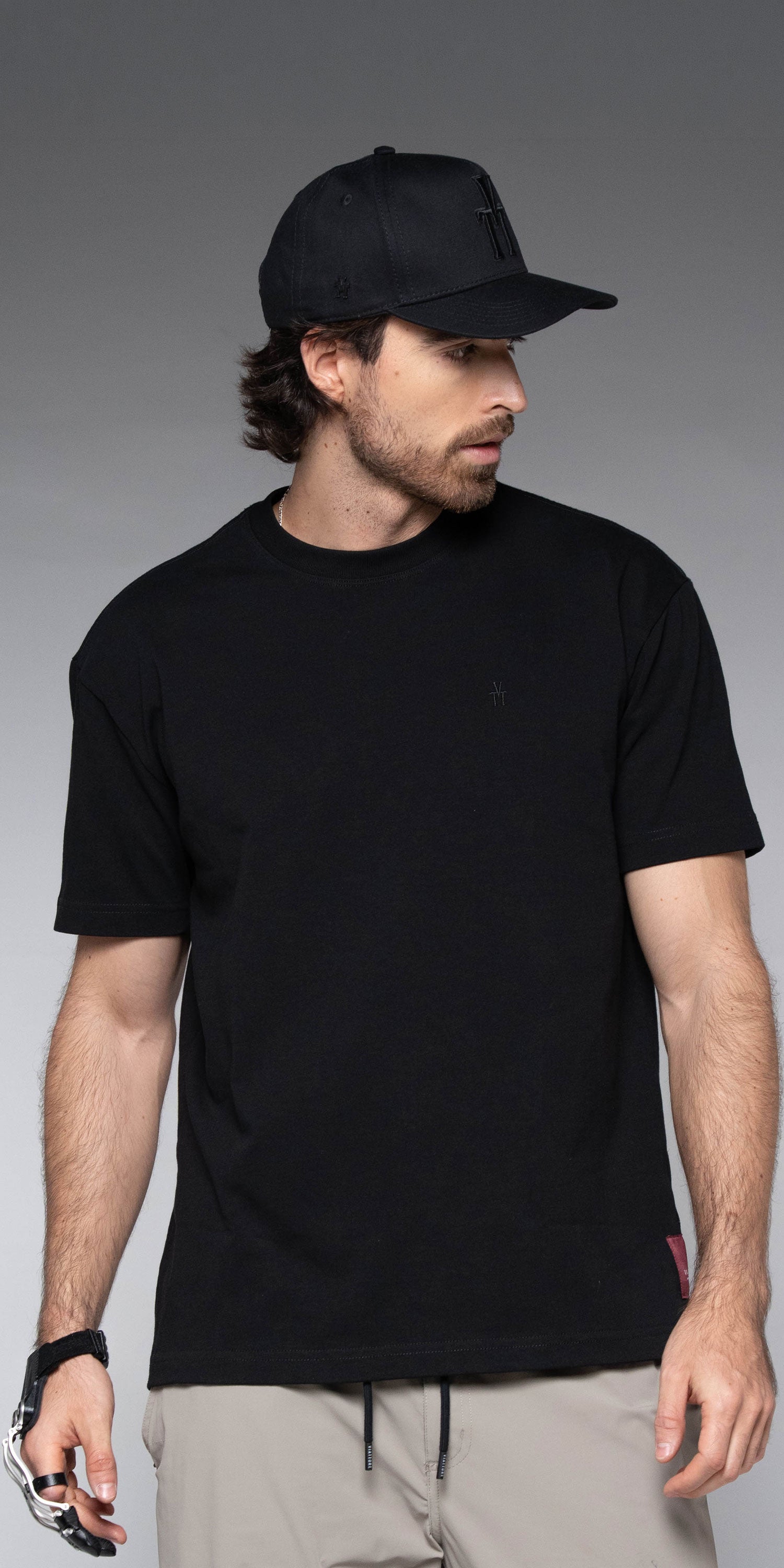 Camiseta Hombre Negra