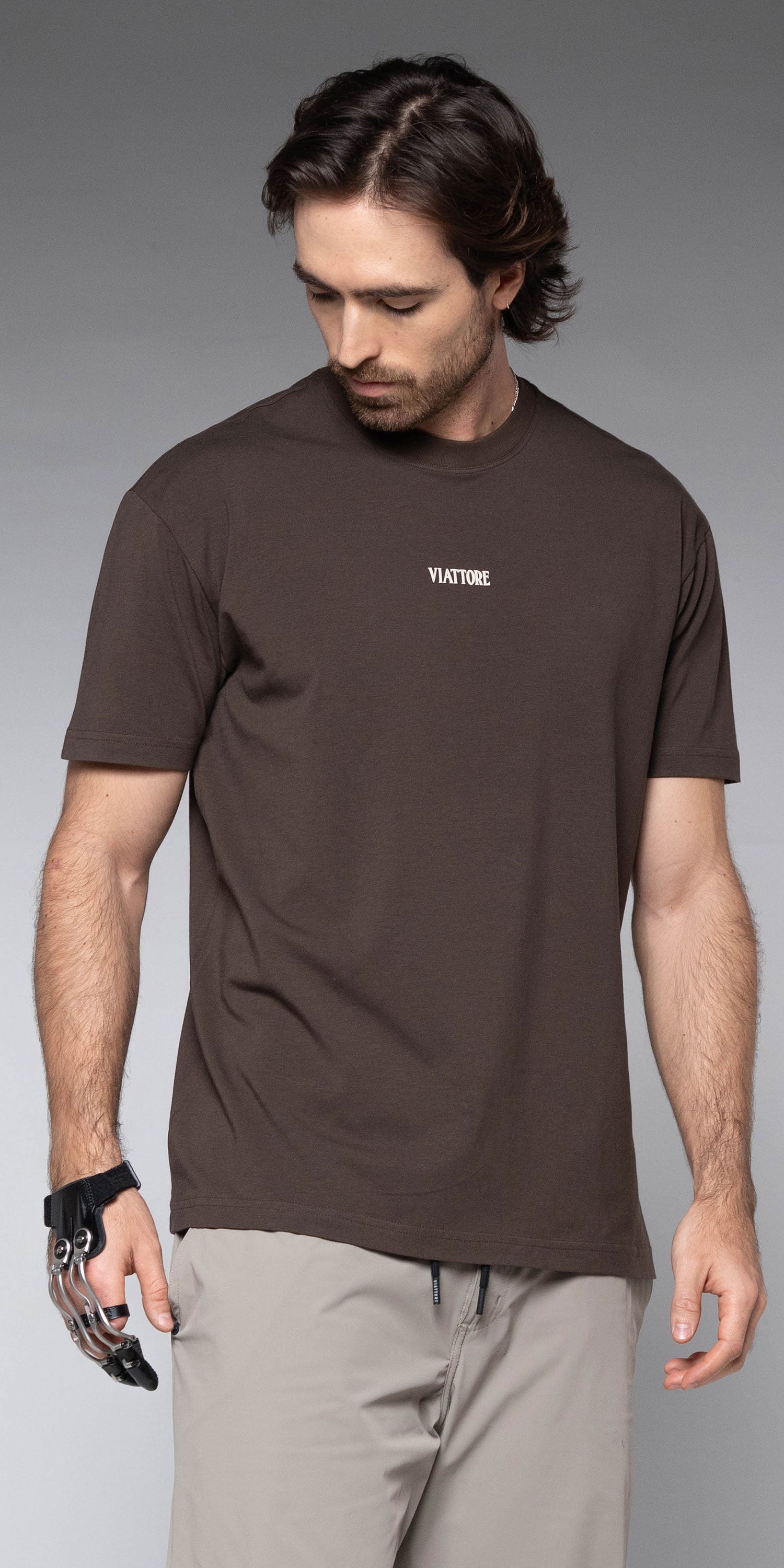 Camiseta Hombre Café