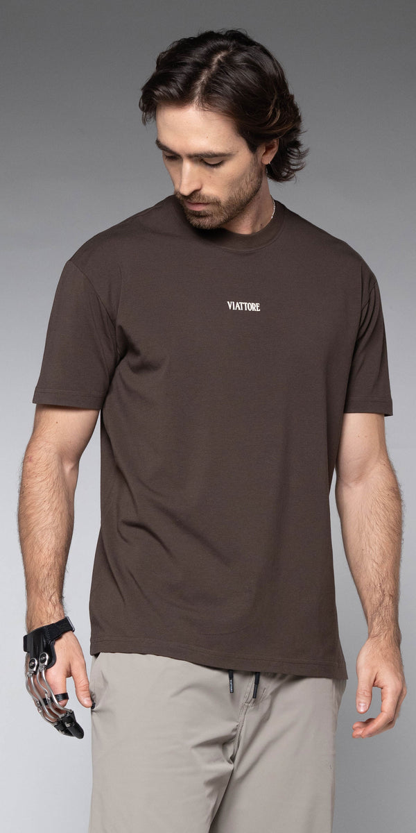 Camiseta Hombre Café