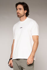 Camiseta Masculina Estampada Color Blanco