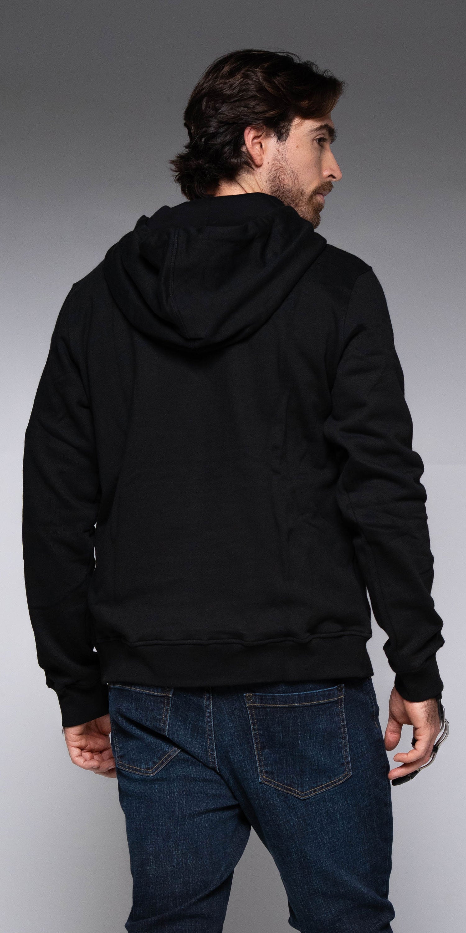 Hoodie Hombre Negro