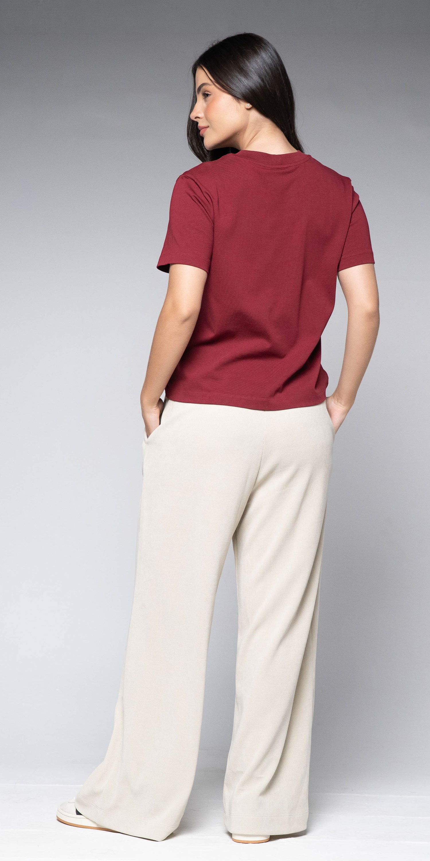 Pantalón Mujer Beige