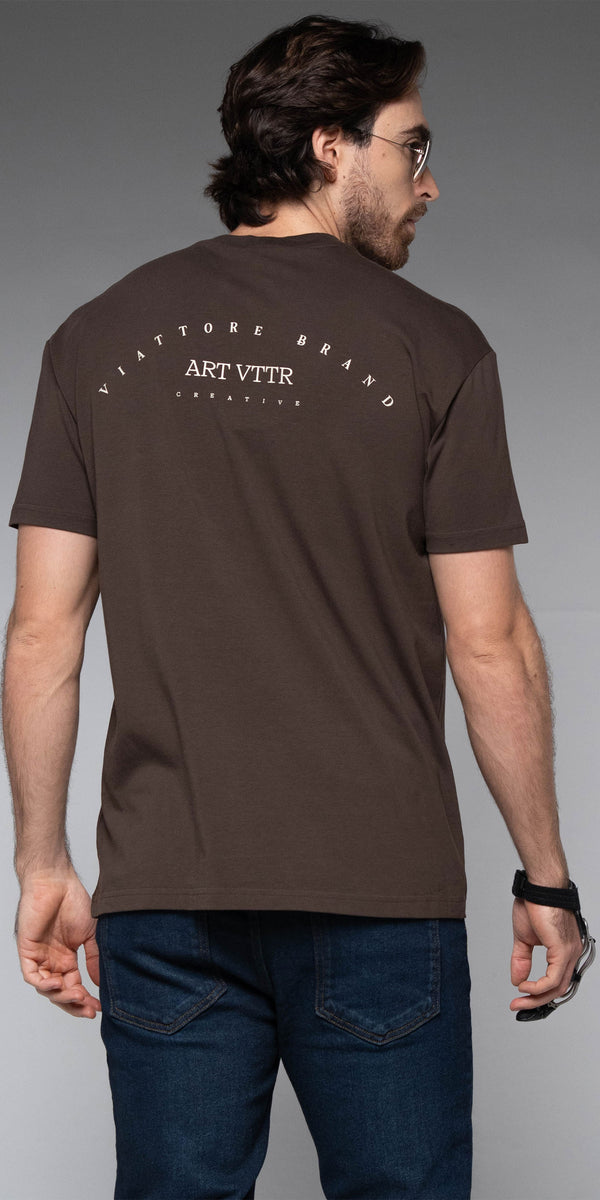 Camiseta Hombre Café