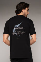 Camiseta Masculina Ocean Club Color Negro