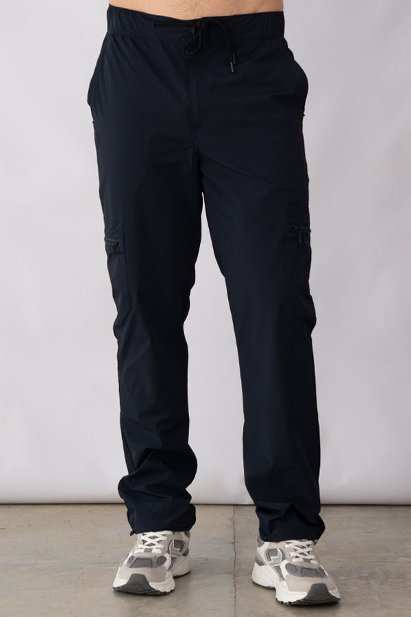 Jogger Masculino De Cierres Color Azul