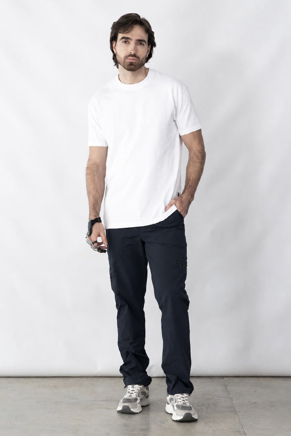 Jogger Masculino De Cierres Color Azul