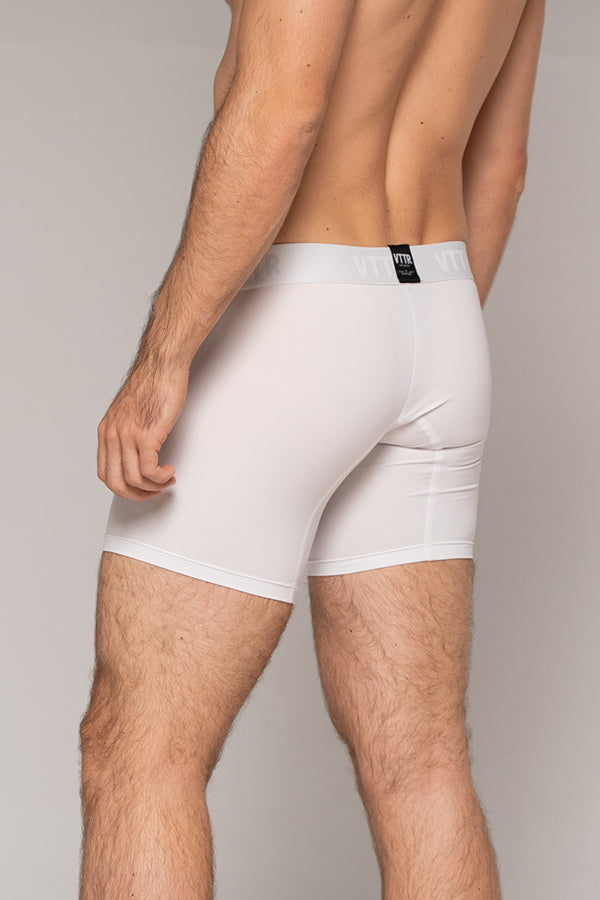 Boxer Masculino En Algodón Color Blanco