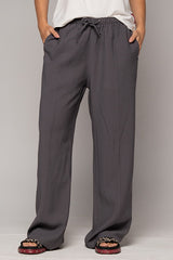 Pantalón Mujer Gris Oscuro